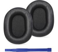 M50X Ear Pads Compatible with Audio-Technica ATH M50X / M50xBT2 / M40X / M30X / M20X / M10X / MSR7 / SX1 / ATH-ANC9 Headphones (Black)