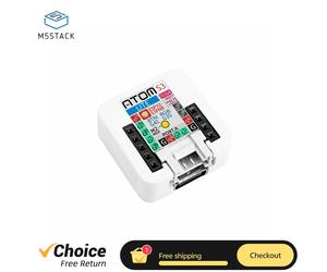 M5Stack AtomS3 Lite série Atom ESP32-S3FN8 contrôleur Programmable 8M mémoire Kit de développement Wi-Fi pour noeud IoT AtomS3 Lite Standard