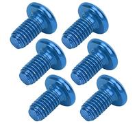 M5x10mm Ti - Alloy Riding Brake Disc Screws | T25 Torx Head Bolts for Mountain Rides | High Strength & Oxidation Defying Brake Rotor Bolts/Universal Fit (Bleue)