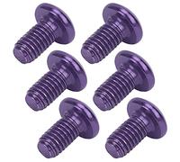 M5x10mm Ti - Alloy Riding Brake Disc Screws | T25 Torx Head Bolts for Mountain Rides | High Strength & Oxidation Defying Brake Rotor Bolts/Universal Fit (Violette)