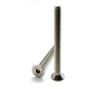 M5x50 mm Vis Tête Fraisée BTR en Acier INOX A2 | Ø 5x50 mm | FHC à 6 Pans Creux (Clé Allen) ISO 10642 / DIN 7991 | Inoxydable A2 (V2A/304) | Lot de 50 Pcs - Premium Fixation