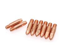 M6 0,8/1,0/1,2 mm M6 x 28 mm Embouts de soudure en cuivre pour 24KD MIG/MAG 25AK pointe de torche pour buse à gaz Binzel (20 pièces, 1 mm)
