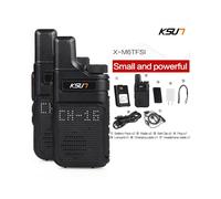 (M6 2 ensembles standard) KSUT M6 portable PMR446 FRS talkie-walkie 2 pièces ensemble émetteur de station