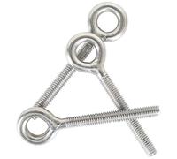 M6 Boulons à oeil 304 Acier Inoxydable Boulon Anneau de Levage Soudés Fermés Vis à œil de Tige de Vis à Vis Résistant à La Corrosion 10PCS