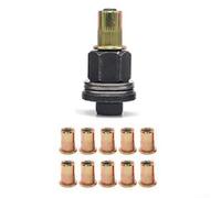 M6 Kit d'outils à rivet manuel avec 10 rivets pour écrous et adaptateur pour riveteuse dans les applications de réparation et de construction