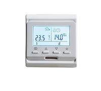M6 LCD 16A Thermostat d'air de salle de chauffage par le sol électrique programmable hebdomadaire, contrôleur de sol chaud(3A water No Wifi)