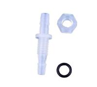 M6 ~ M10 à 3~8mm PP pagode connecteurs directs écrou hexagonal joint torique Aquarium(3-M6-4 With O-ring,5 Pieces With Nut)