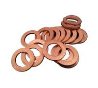 M6 M7 M8 M9 M10 M11 M12 M13 M14 M15 M16 M25 Rondelle en cuivre massif Cale Bague plate Joint Anneaux Joint Rondelles plates épaisseur 1 mm(15X24X1.5mm 10PCS)