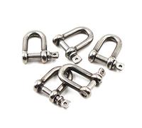 M6 Manille en acier inoxydable robuste 304 (5 Pièces)