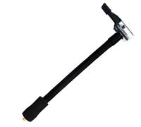 M6 Thread Tire Valve Adaptor with Hose Locking Air Chuck for Car Truck | M6 Thread Tire Valve Adaptor Features A Locking Air Chuck And Extension Hose For Car Truck And Motorcycle Tire Inflation