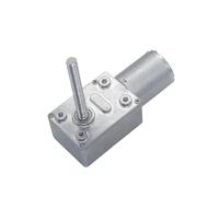 M6 Threaded Long Shaft DC Worm Gear electronic starter 6V 12V 24V 6-150RPM High Torque DC electronic starter Self-Locking Adjustable Speed JGY370 ICXLPMC(30RPM_24V)
