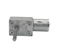 M6 Threaded Long Shaft DC Worm Gear electronic starter 6V 12V 24V 6-150RPM High Torque DC electronic starter Self-Locking Adjustable Speed JGY370 CZAOINCU(90 RPM,6V)