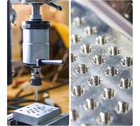 M6 x 1 H2 Metric Spiral Tip Tap,150mm (6"") Extra Long Screw Tap Tapping Tool,Steel High Speed Machine Taps Tapping Bit