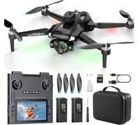 M66 Drone avec Radiocommande à Écran Pliable 4,3″, Caméra 1080p HD pour Débutants, Évitement d’Obstacles, Flux Optique, Moteur Brushless, 40 Min de Vol, Pilotage Facile