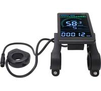 M6C Vélo électrique Afficheur LCD Contrôleur d'écran ABS avec 6 -pin -câble étanche -connecteur de phare pour 24 V 36 V 48 V 6