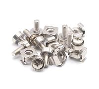 M6x16 Écrous à Cage et vis en Acier Carbone plaqué Nickel Écrou (50 pièces)