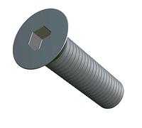 M6X40 Vis Allen à tête fraisée, Acier inoxydable Vis mécaniques à six pans creux Attache à tête plate, 6mm Vis adaptées pour le métal, la construction, l'installation, le bricolage (10 pcs)