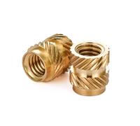 M6X6X8 Lot de 100 écrous pour inserts thermiques pour filetage moleté M6/m8