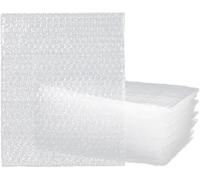 M7 Packaging Bubble Pouches Lot de 100 sachets à bulles avec film à bulles de qualité supérieure (100 x 135 mm)