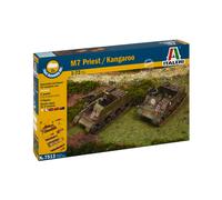 M7 Prêtre 105 Mm HMC 1:72 Kit De Modèle En Plastique ITALERI