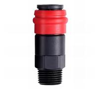 M7 - Raccord en composite fileté mâle R 1/2", passage D. 7,2 mm, pour embout EURO