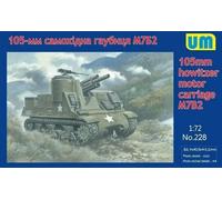 M7B2 105mm HOWITZER MOTOR CARRIAGE- UM 1/72 PLASTIC KIT