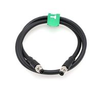 M8 4 Pin Male to Male Power Cable for Keyence Omron Phoenix Contact Automation Switch Field Device Shielded A-Code Male 1m