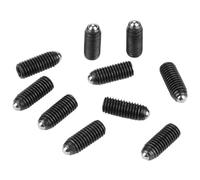 M8 Ball Spring Pluncers 10pcs Set | Acier en carbone à douille hexagonale pour dispositifs/pinces mécaniques/outils de formation | Composants de positionnement et de pression (M8*20(10PCS))