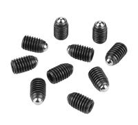 M8 Ball Spring Pluncers 10pcs Set | Acier en carbone à douille hexagonale pour dispositifs/pinces mécaniques/outils de formation | Composants de positionnement et de pression (M8*12(10PCS))