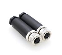 M8 Connecteur de capteur circulaire industriel 8 broches IP67 étanche pour aviation 8 mm