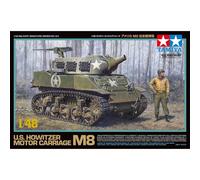M8 Hmc Tamiya 1/48 : Obusier Us Détaillé, Tourelle Ouverte Réaliste, Poids Métal