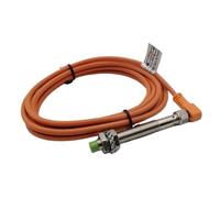 M8 Inductive Proximity Switch PNP 2MM Detection Distance NO/NC 3Wire Cylinder With bend Sensor Connector 90 Degree 2M Plugs(PNP NC)
