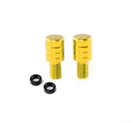 M8 to pour m10 Mirror Adapter Screws 2PCS Aluminum M8 to pour(gold 8MM Clockwise)