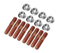 M8 Turbo Studs Kit Alliage Métallique Haute Pression Maillon de Noix de Goujon 8 PCS pour la Fixation du Moteur avec Conception Professionnelle