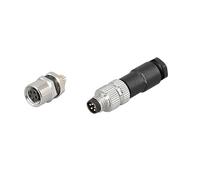 M8 waterproof connector - 3P4P male female M8 waterproof aviation plug socket sensor cable connector NWPNLXEA(M8-5Pin F-M,5 sets)