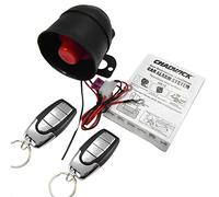 M810-8115 Système d'alarme antivol de voiture avec 2 télécommandes, installation sans fil, capteur de choc pour la protection de sécurité du véhicule
