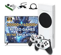 M88 Console de Jeu rétro 4K Game Stick,40000+ Jeux,40+ émulateurs,4-Player Online Battles,Console vidéo de Jeu Arcade 1080P avec Double 3D Rocker Plug and Play Console émulateur pour la TV (256G)