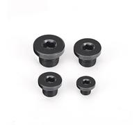 M8x1 M10x1 M10x1.5 M12x1 M12x1.25 M12x1.5 M14x1.5 Bouchon d'extrémité en acier au carbone avec bride à six pans creux hydraulique eau vapeur huile gaz-M12x1mm 3 pièces