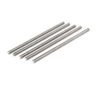 M8X200mm Acier Inoxydable 304 Fixations Tiges Filetées Entièrement Argent 5Pcs