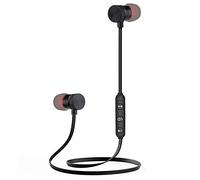 M9 Écouteurs Intra-Auriculaires magnétiques sans Fil Bluetooth avec Suppression du Bruit, pour Le Sport, la Course à Pied, l’entraînement et la Salle de Sport Noir
