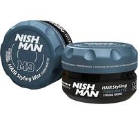 M9 Styling Wax-Foldable Fiber Matte Strong Fixing 100g-Matte Finish,Strong Fixing,Provides Extra Volume-Perfect For Short & Wavy Hair