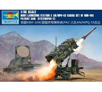 Trumpeter 1/35 M901 Launching Station & An/Mpq 53 Radar Set Of Mim-104 Patriot Sam System (Pac-2) 01022