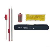 MA-12 Antenne portable à ondes courtes 7 MHz à 50 MHz, puissance 100 W, impédance 50 Ohm, pour antenne GP et radio HAM avec fouet télescopique de 5,6 m et câbles de terre de 3,5 m