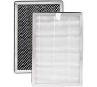 MA-25 Lot de 2 filtres HEPA H13 compatibles avec purificateur d'air Medify MA-25, filtre 3 en 1, filtre HEPA Ture, pré-filtre et charbon actif