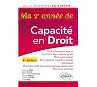 Ma 2e année de Capacité en droit