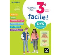 Hatier – Ma 3e facile – Spécial Brevet ! Tout-en-un adapté aux enfants dyslexiques (DYS)