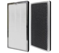 Lot de 2 filtres de rechange MA-40 compatibles avec purificateur d'air Medify MA-40 MA-40A et MA-40B MA-40W, 3 étapes H13 True HEPA Filtration, pièce # ME-40