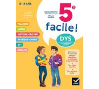 Ma 5e facile ! Tout-en-un adapté aux enfants dyslexiques (DYS) ou en difficulté d'apprentissage