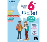 Ma 6e facile ! Tout-en-un adapté aux enfants dyslexiques (DYS) ou en difficulté d'apprentissage Stéphanie Aumont (Auteur), Xavier Babonneau (Auteur), Francisca Martin (Auteur), Julie Martin (Auteur),