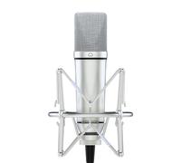 MA-87 Microphone à condensateur de studio, grande capsule à diaphragme de 26 mm avec filtre en mousse, support antichoc en métal, câble XLR et étui de microphone pour chant, enregistrement vocal et